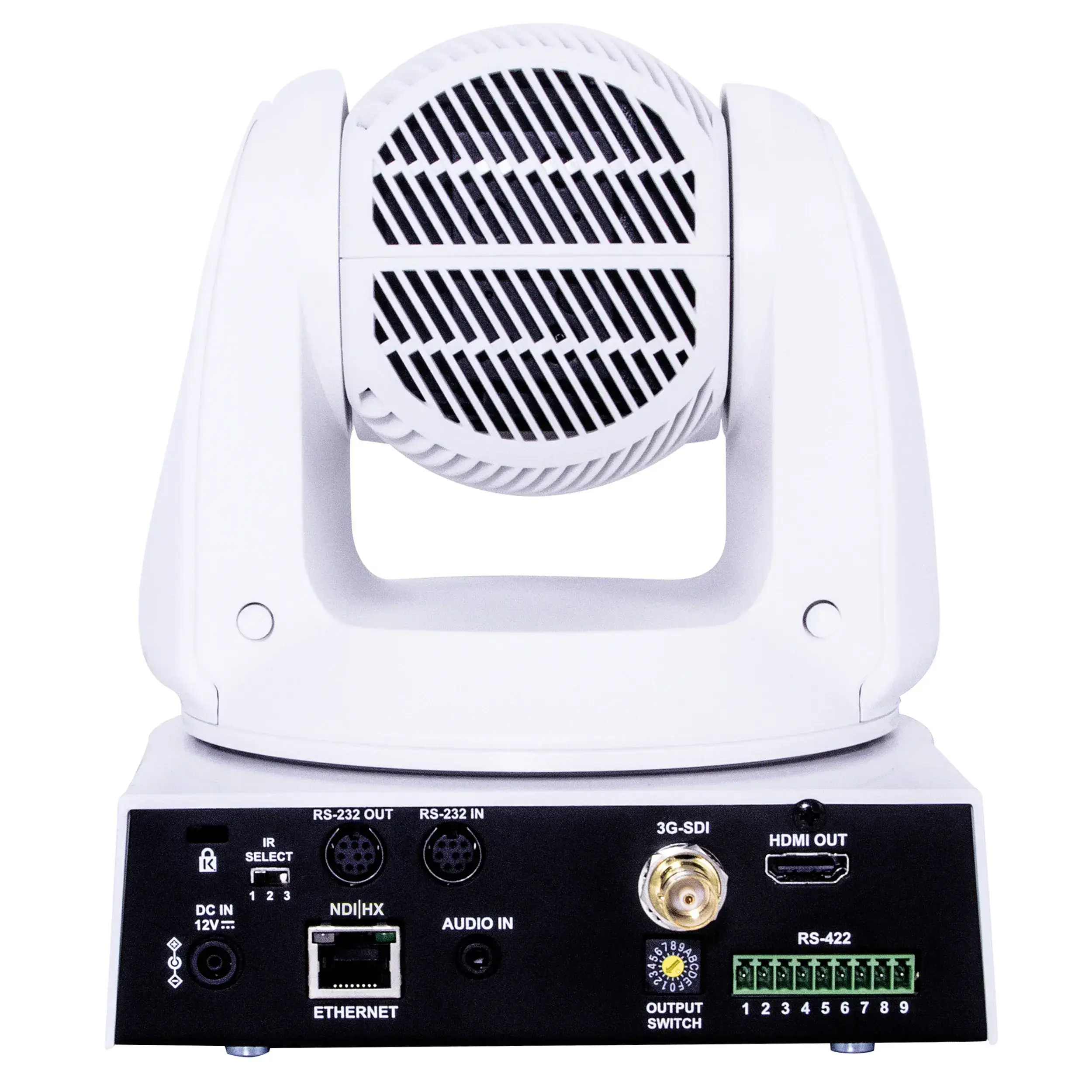 מצלמת HD PTZ לבנה זום 30X חיבורים Marshall CV630-NDI 3G-SDI/HDMI/NDI