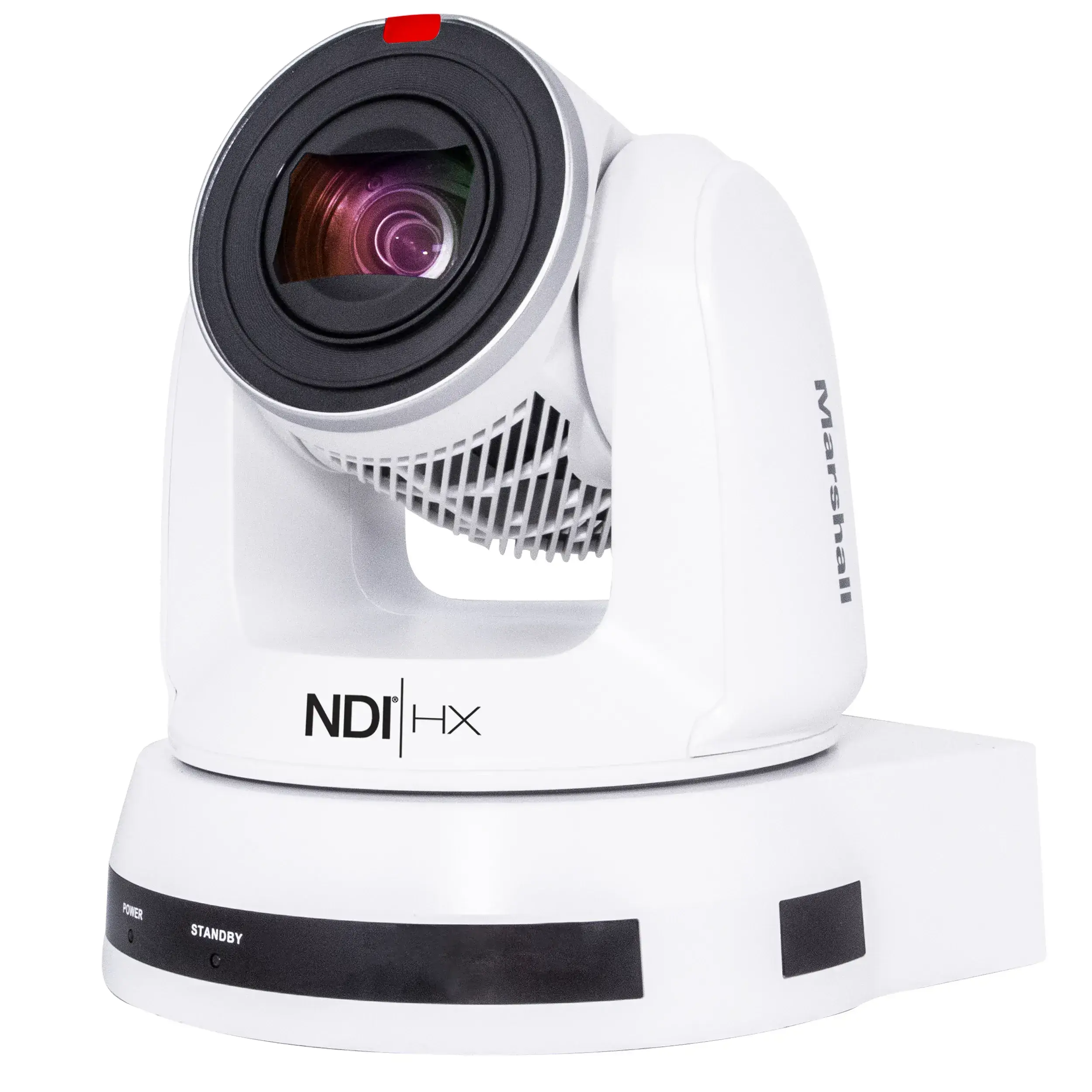 מצלמת HD PTZ לבנה זום 30X חיבורים Marshall CV630-NDI 3G-SDI/HDMI/NDI