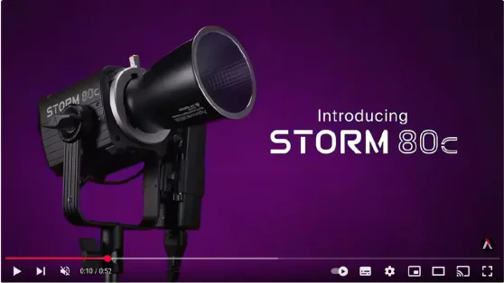 סט 3 פנסי לד Aputure STORM 80c
