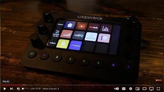 קונסולת עריכה Loupedeck Live