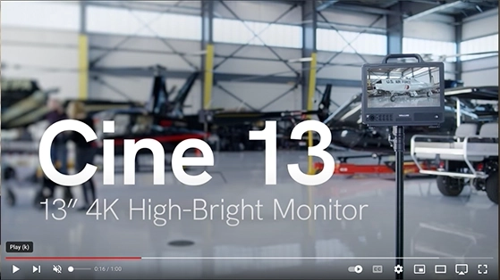 מוניטור 4K מקצועי "SmallHD Cine 13