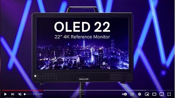 מוניטור 4K מקצועי "SmallHD OLED 22