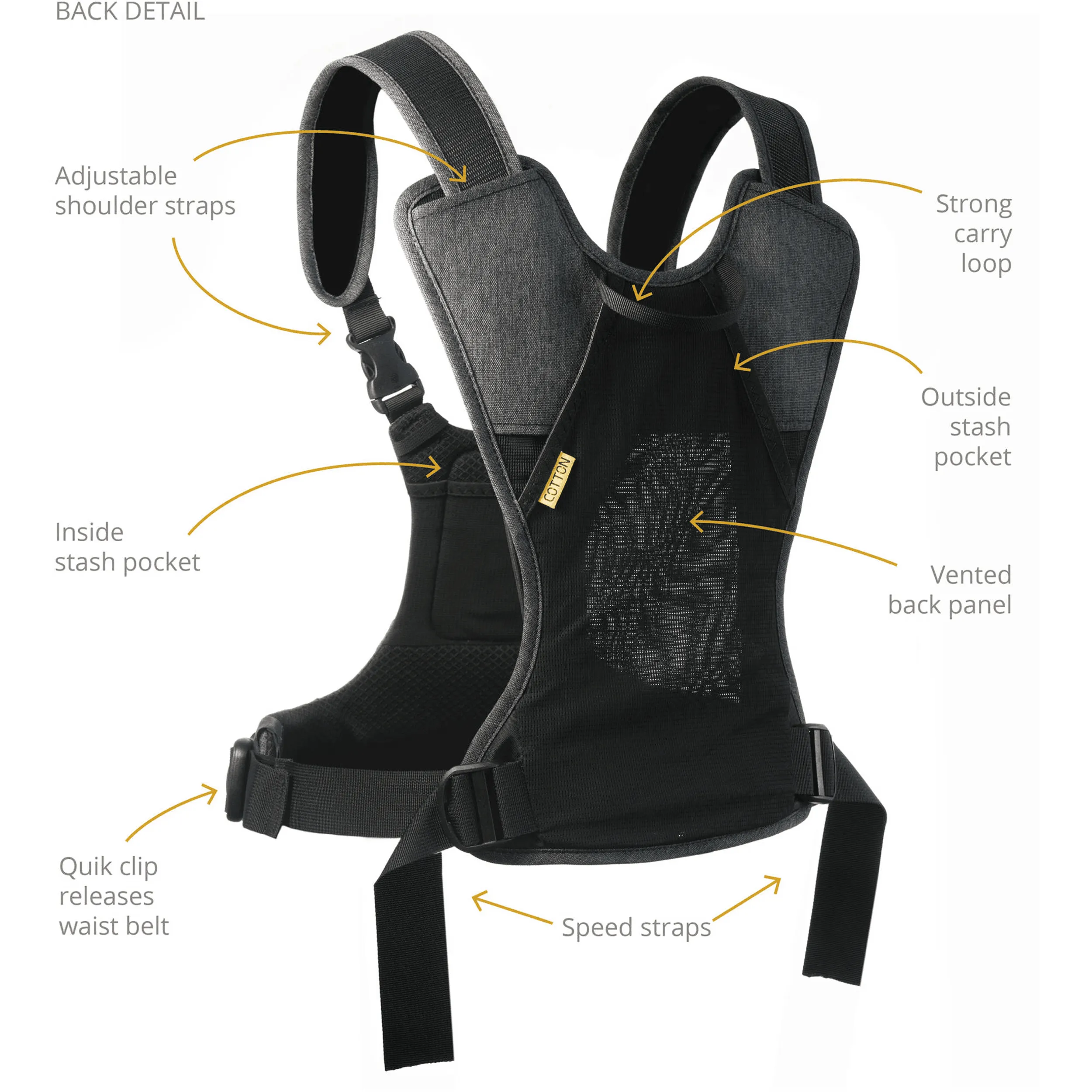רתמת גוף עם שליפה מהירה למצלמה Cotton Carrier CCS G3