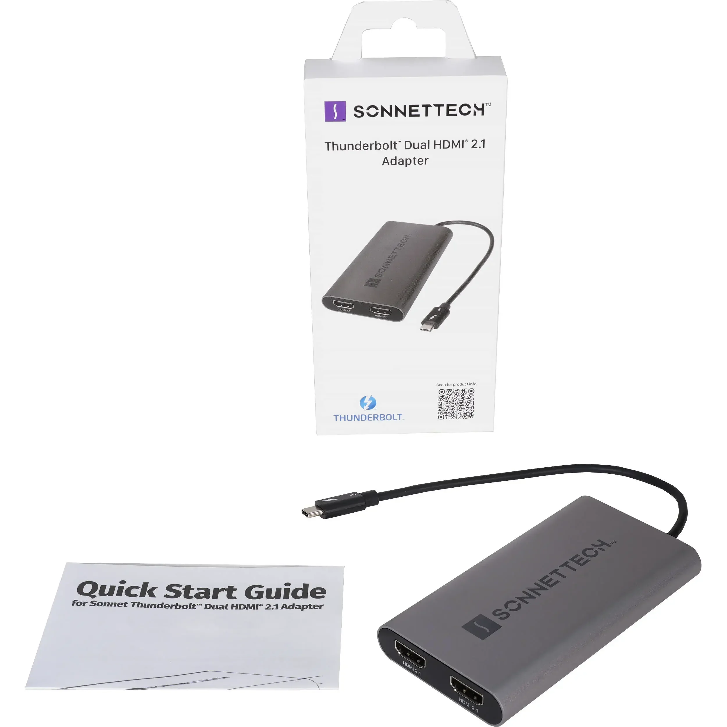 Sonnet Thunderbolt Dual 4K HDMI 2.1 Adapter