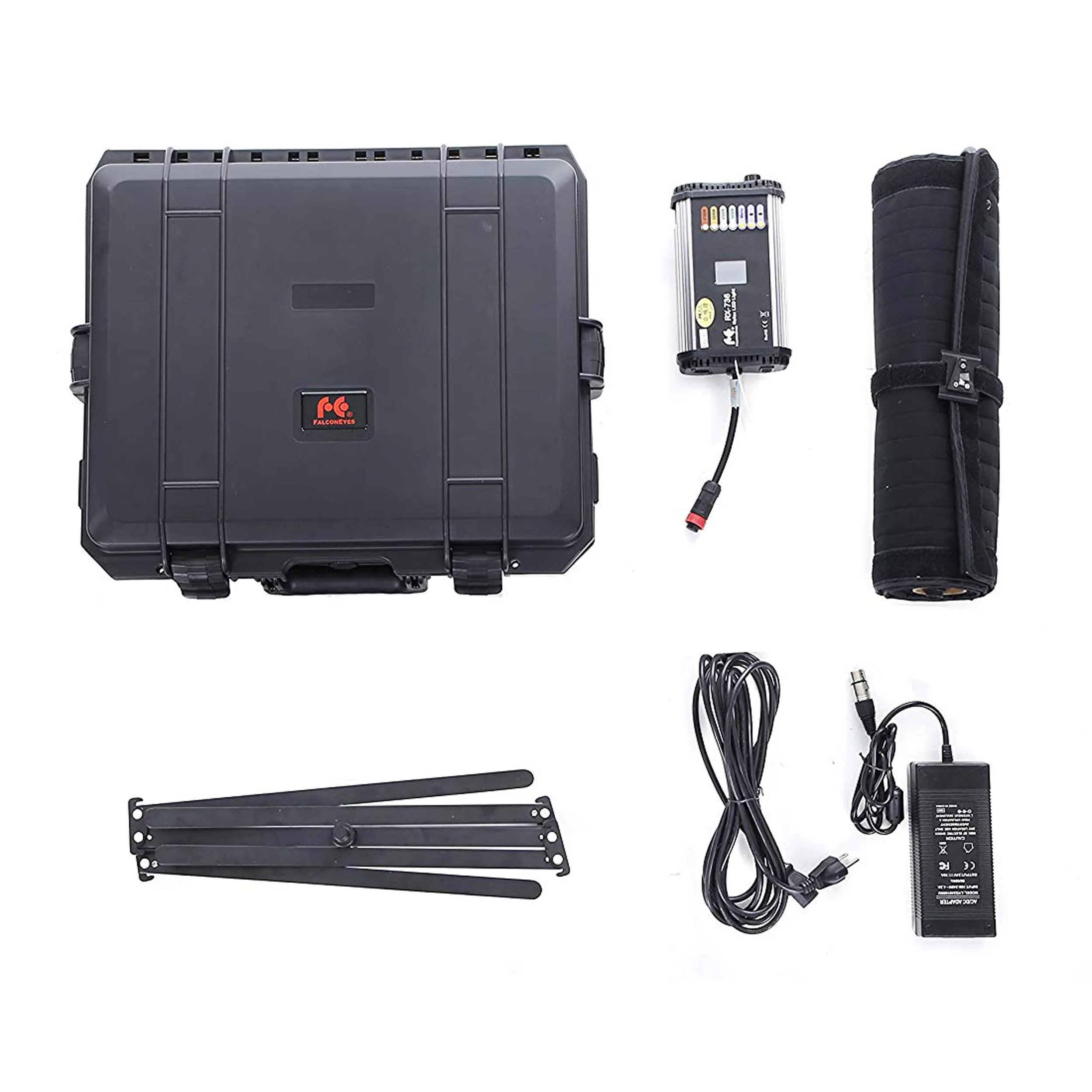קיט פנס RGBW לד 200W גמיש 121X46 ס"מ Falcon Eyes RX-736-K1