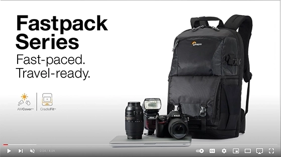 תיק גב למצלמה Lowepro Fastpack BP 150 AW II