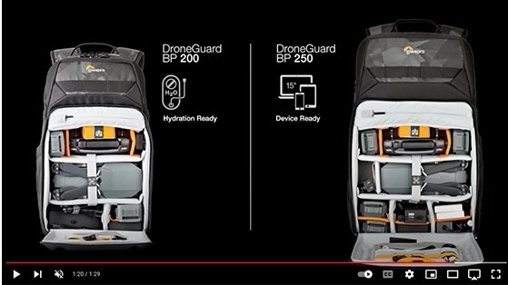 תיק גב לרחפן Lowepro DroneGuard BP 250