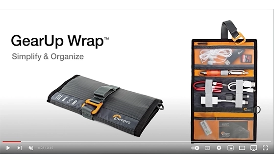 נרתיק לאביזרי צילום Lowepro GearUp Wrap
