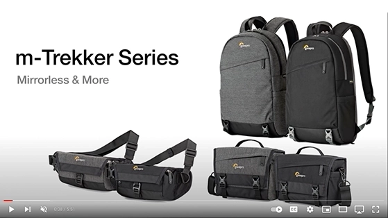 פאוץ' אפור למצלמה Lowepro m-Trekker HP 120