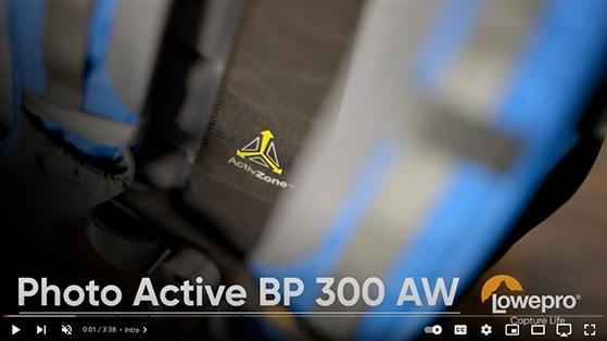 תיק גב למצלמה Lowepro Photo Active BP 300 AW - כחול
