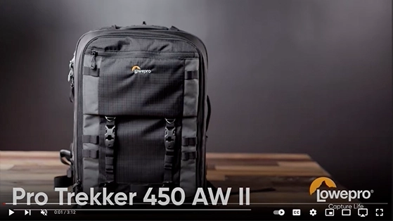 תיק טרולי לציוד צילום Lowepro Pro Trekker RLX 450 AW II