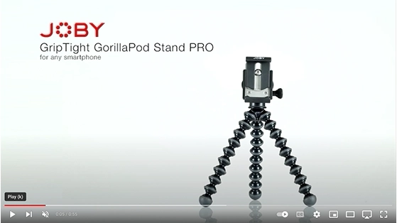 חצובת חוליות לסמארטפון Joby GripTight GorillaPod PRO