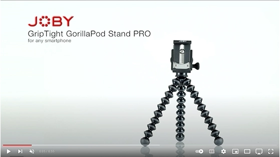 חצובת חוליות לצילום וידאו Joby GripTight PRO Video GP
