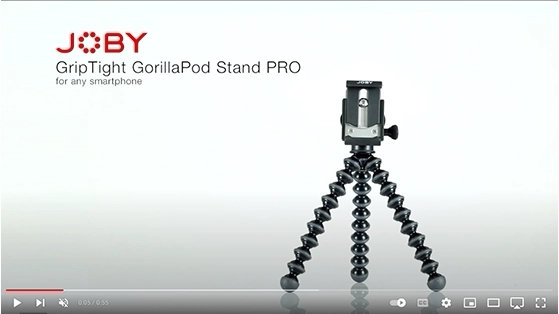 ראש חצובת וידאו לסמארטפון Joby GripTight PRO Video