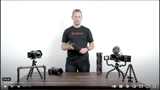 חצובת חוליות מאלומיניום Joby GorillaPod 3K PRO