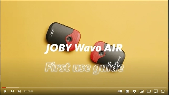 מערכת מיקרופון אלחוטית Joby Wavo AIR