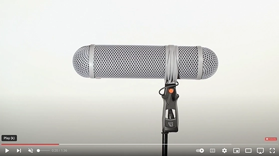 סט מגן רוח צפלין גדול Rycote Super-Shield