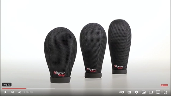 מגן רוח 18 ס"מ Rycote Super-Softie למיקרופון קונדנסר