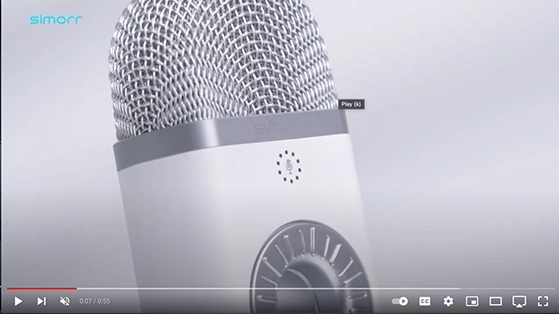 מיקרופון קונדנסר Simmor 3491 Wave U1 USB