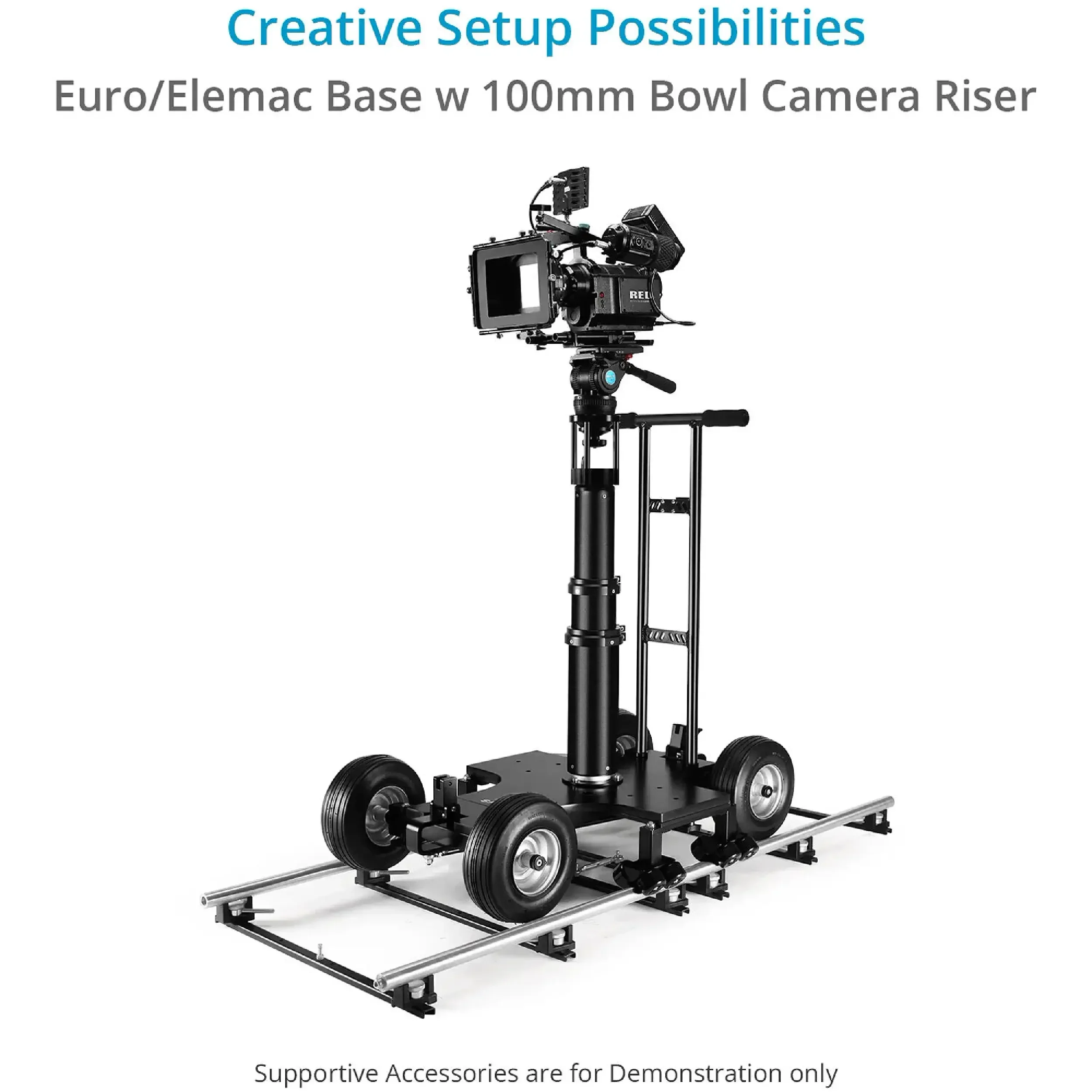 מגביה מצלמה עם בסיס 100 מ"מ Proaim Camera Riser