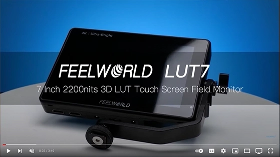 מוניטור וידאו מסך מגע 7" Feelworld LUT7