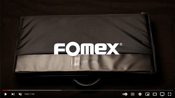 קיט תאורה פנס לד גמיש 30x58 ס"מ 120w Fomex FL-1200