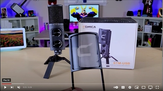 מיקרופון USB קונדנסר Comica STM-USB