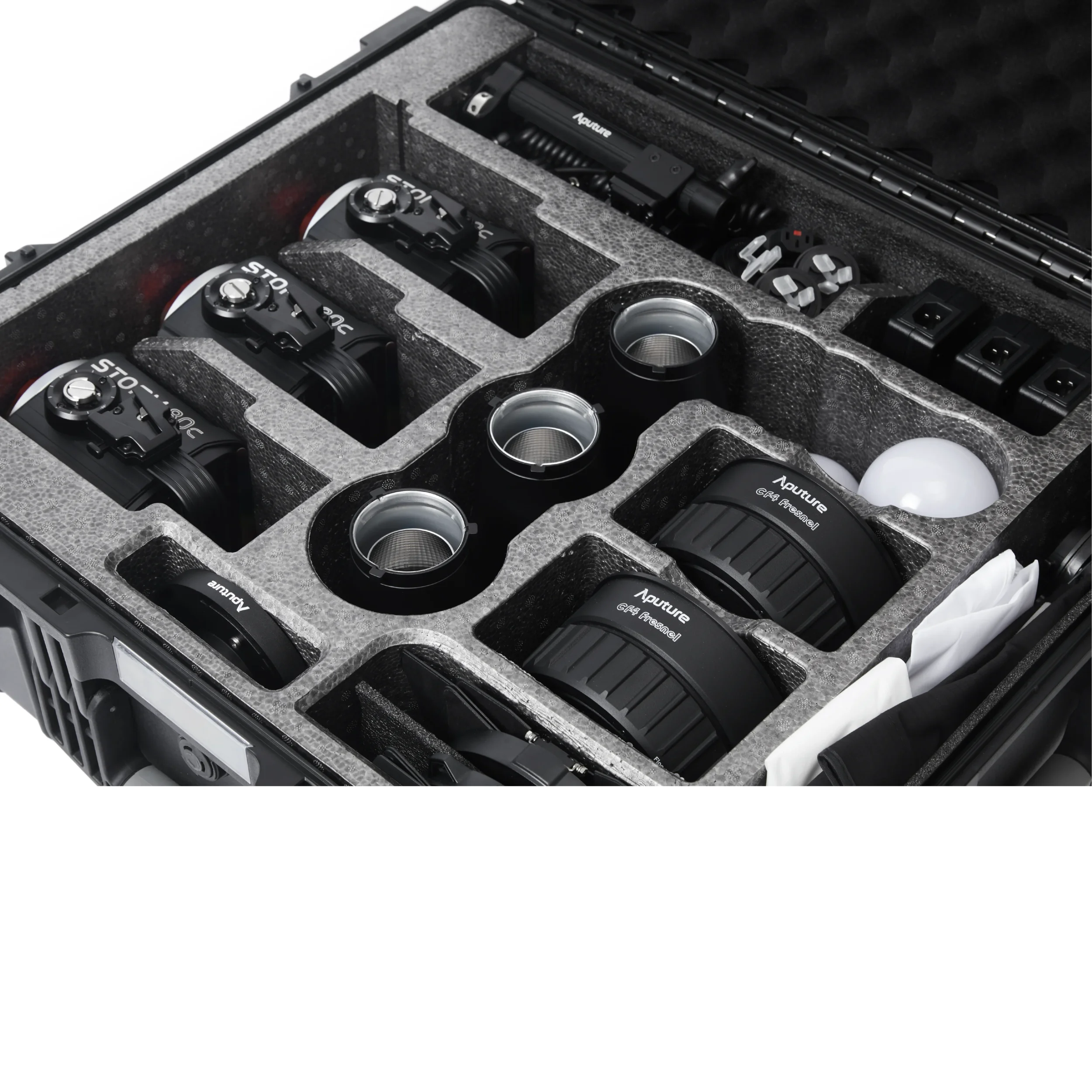 סט 3 פנסי לד Aputure STORM 80c