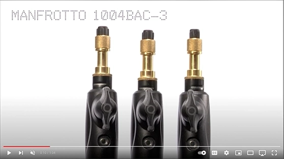 סט 3 חצובות תאורה Manfrotto 1004BAC