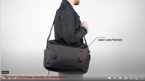 תיק מסנג'ר למצלמה Manhattan Speedy-30