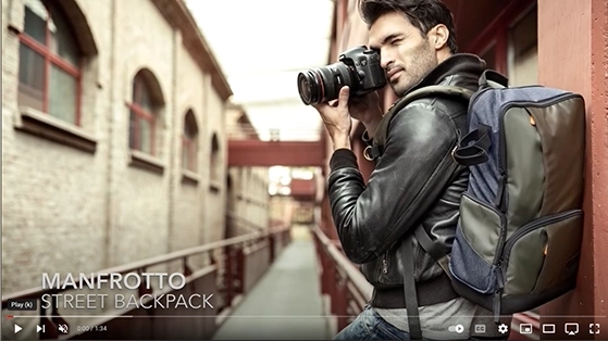 תיק גב למצלמה Manfrotto Street MS-BP-IGR