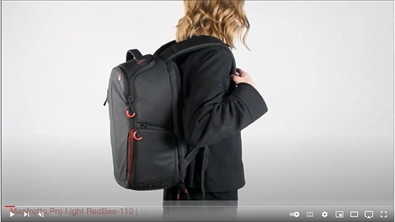 תיק גב לציוד צילום Manfrotto Pro Light RedBee-110