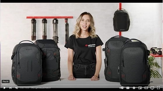 תיק גב למצלמה Manfrotto PRO Light 2022 Backloader Medium