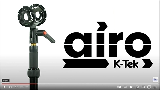 בום אלומיניום 98-330 ס"מ, 4 שלבים K-Tek Airo ABP1