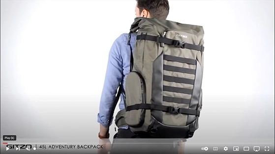 תיק גב למצלמה Gitzo Adventury 45L