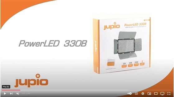 פנס 330 לדים Jupio PowerLED 330