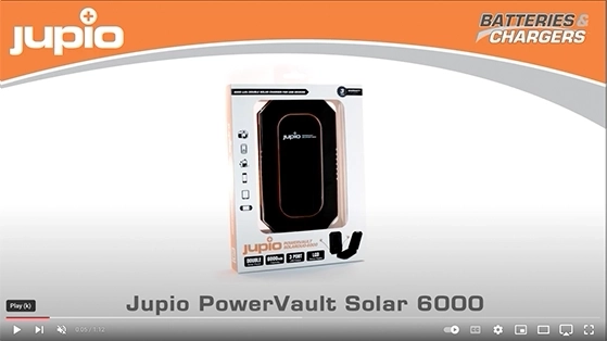 מטען JUPIO סולרי ROWERVAULT DUO 6000