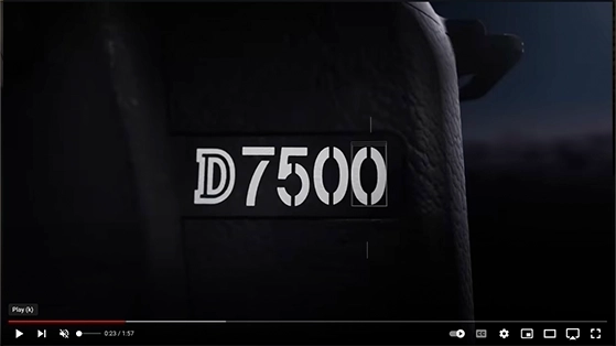 מצלמה דיגיטלית Nikon D7500 עם עדשה 18-140 מ"מ