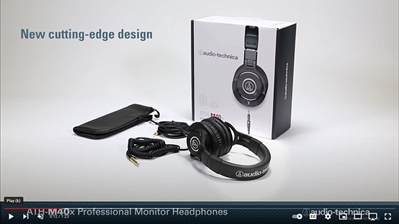 אוזניות AUDIO TECHNICA ATH-M40X