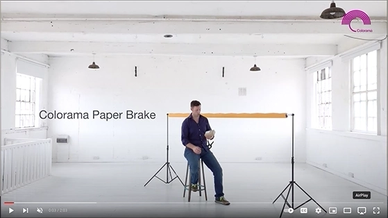 סט מעצור לרקע נייר Colorama Paper Brake Kit