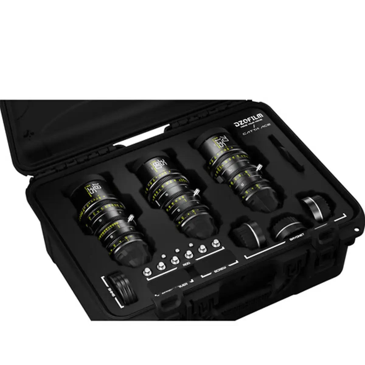 סט עדשות זום DZOFilm Catta Ace FF 18-35/35-80/70-135mm T2.9 PL/EF Mount