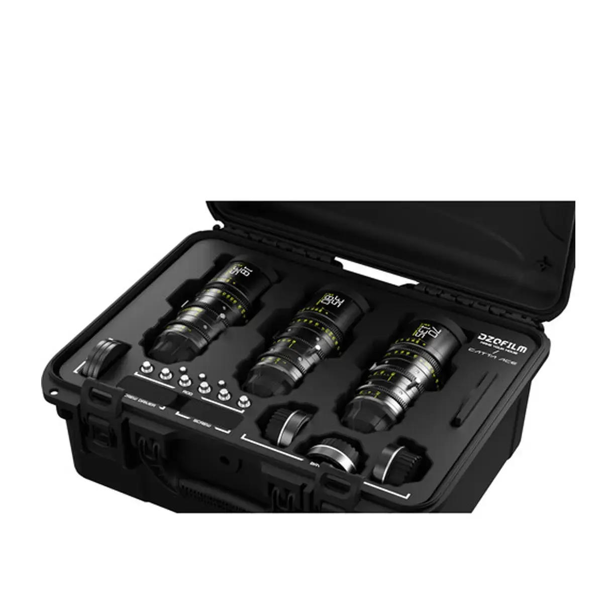 סט עדשות זום DZOFilm Catta Ace FF 18-35/35-80/70-135mm T2.9 PL/EF Mount