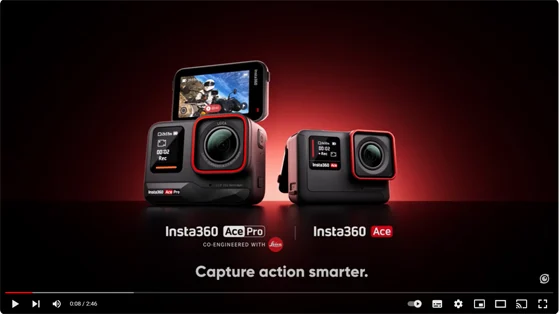 מצלמת אקסטרים Insta360 ACE 8K Pro