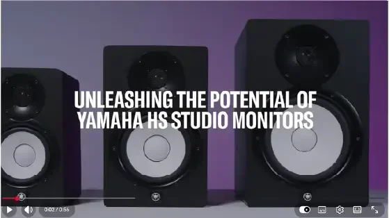 זוג מוניטורים אקטיביים YAMAHA HS4 - צבע לבן