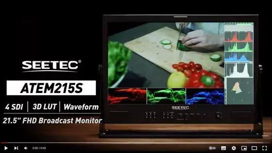 מוניטור 21.5" 4 כניסות SDI ברזולוציה Feelworld 1920X1080