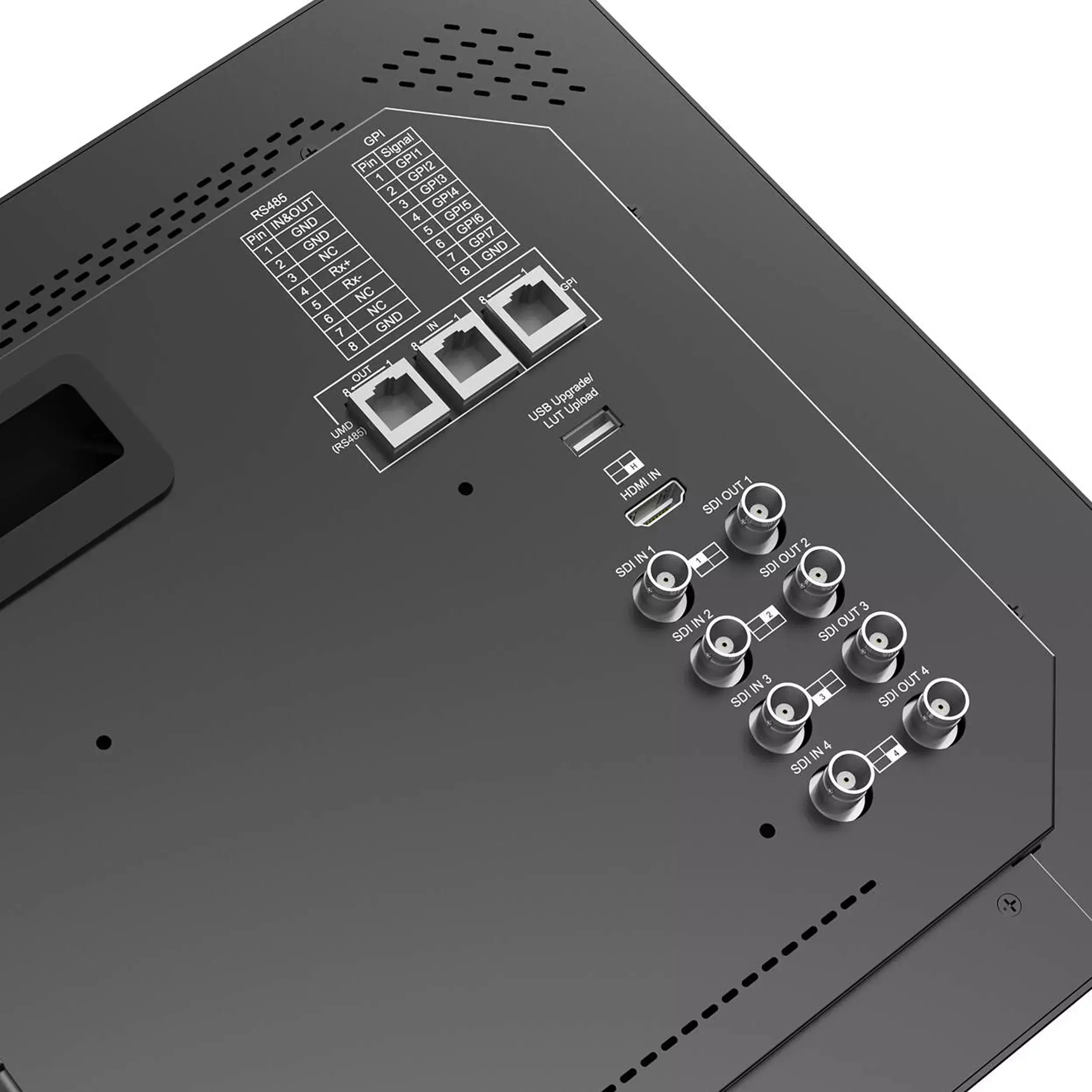 מוניטור 17.3" 4 כניסות SDI ברזולוציה Feelworld 1920X1080