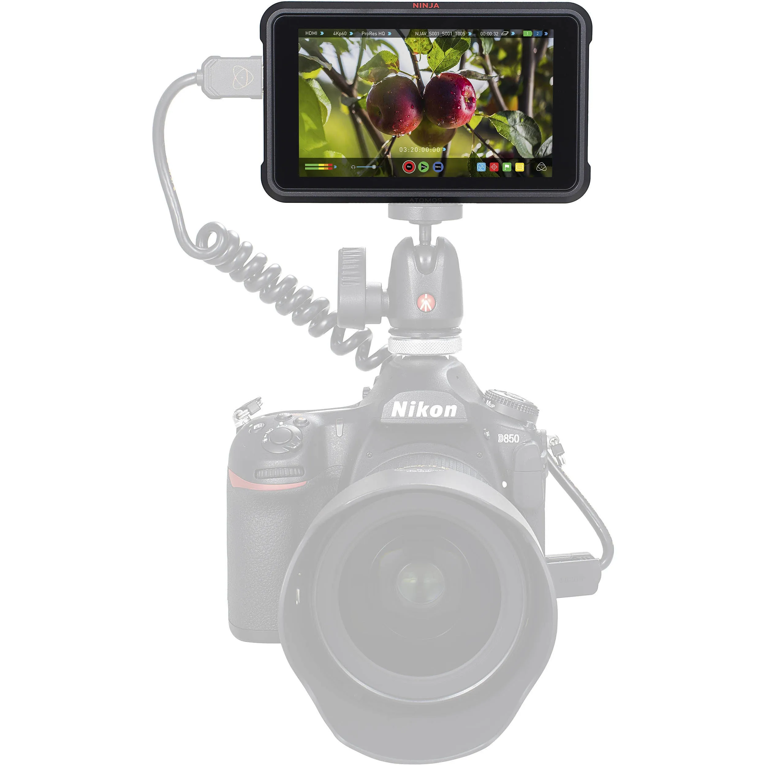 מוניטור מגע מקליט "5 Atomos Ninja V5 4K HDMI