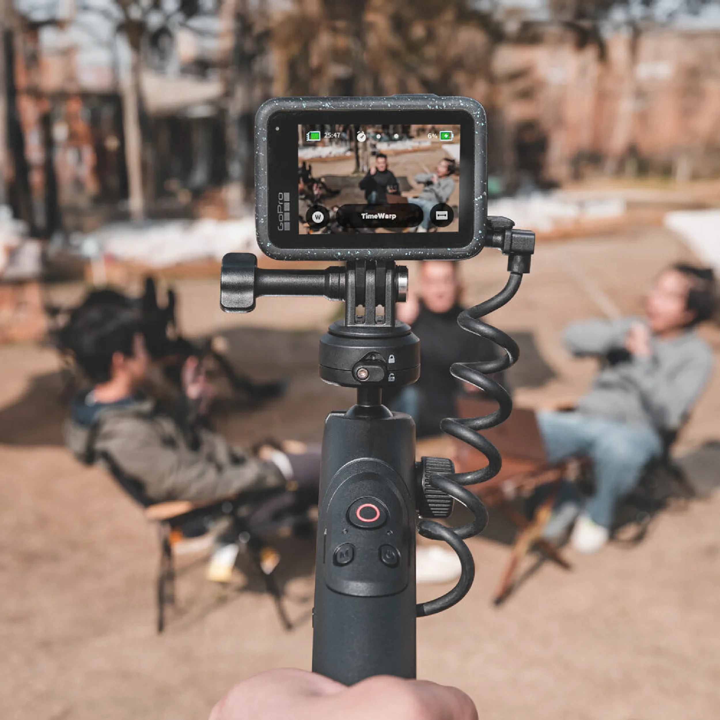 ידית שליטה ל-GoPro כולל ספק מתח PGYTECH CapLock MantisPod
