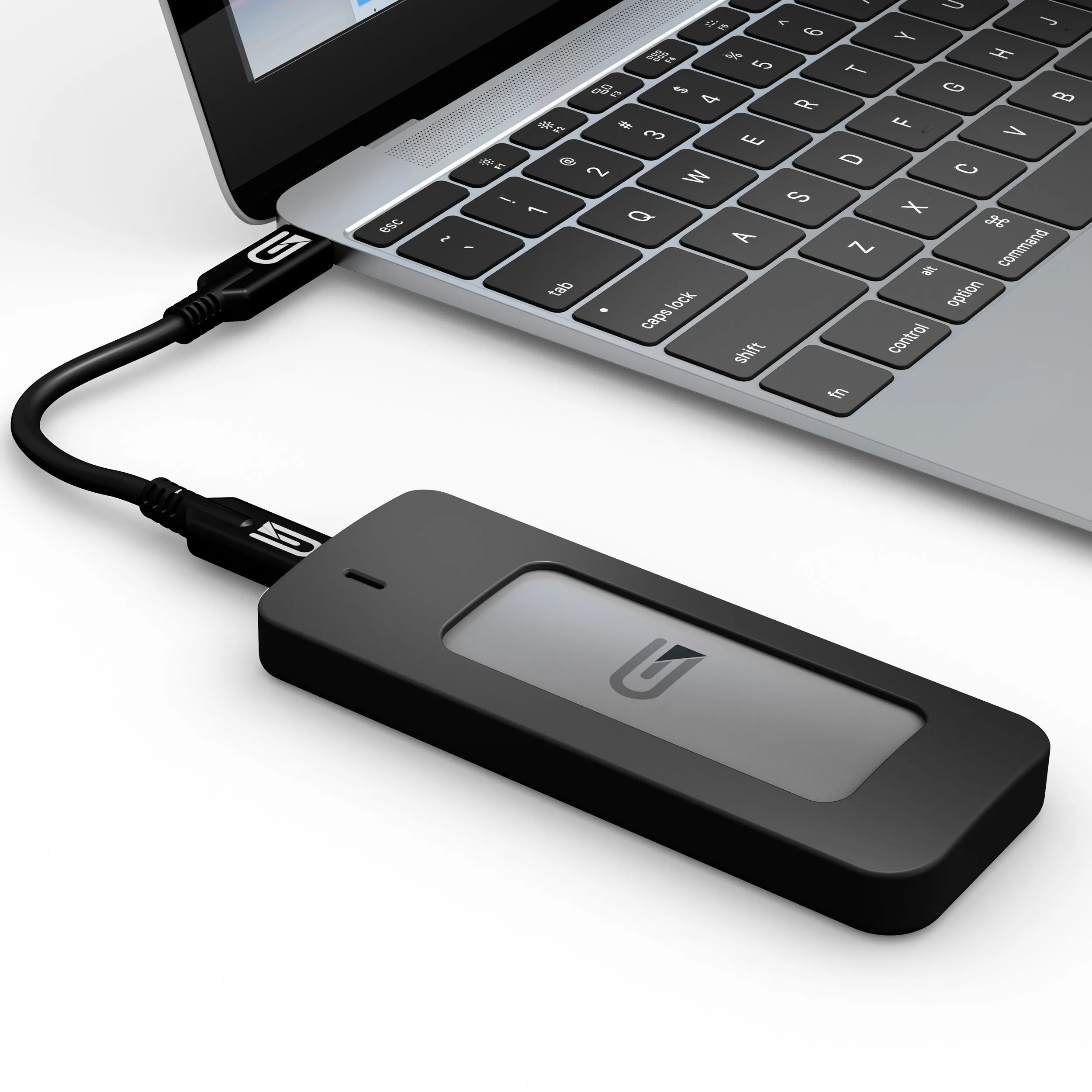 כונן חיצוני Glyph Atom SSD 500GB, צבע שחור
