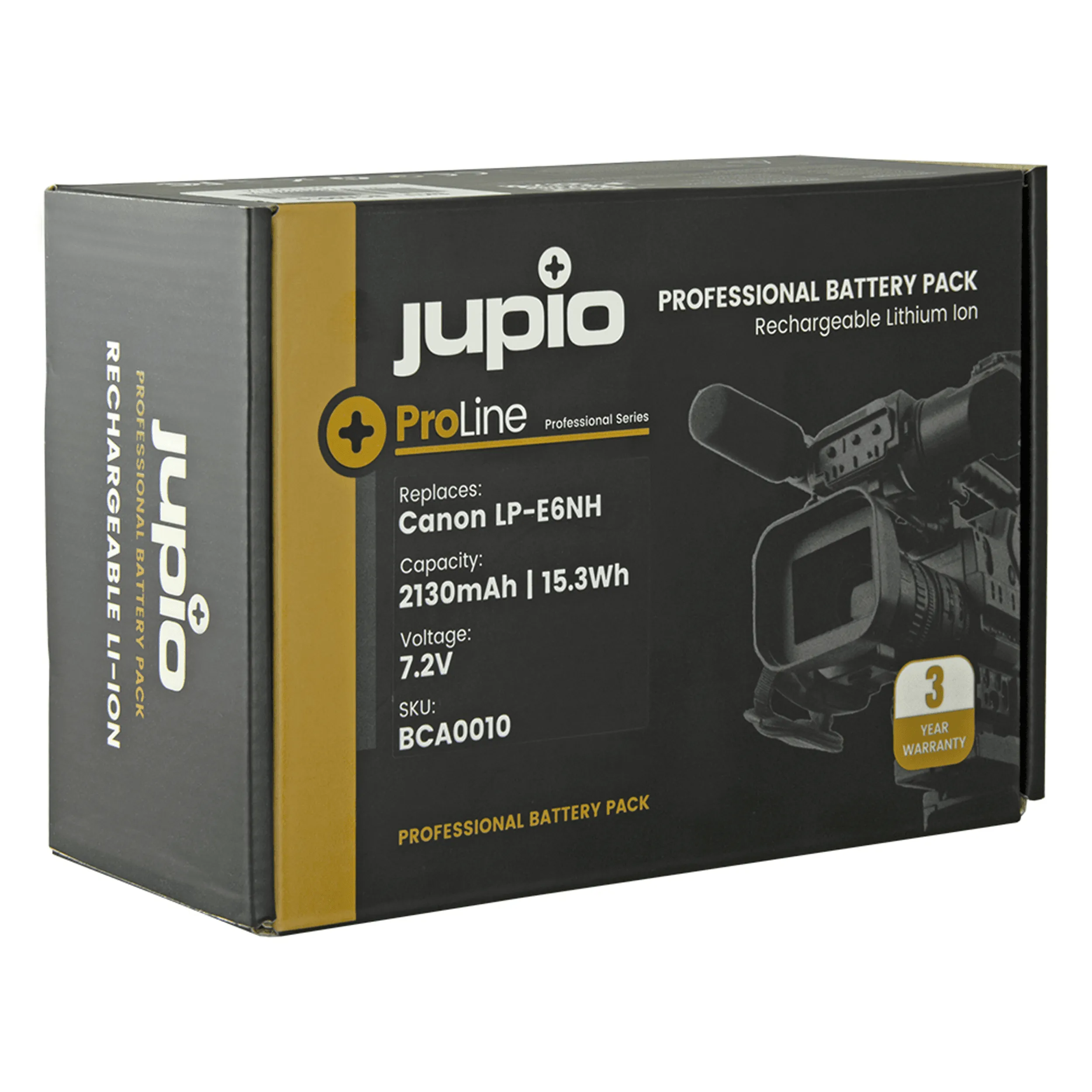 סוללת ליתיום Jupio *ProLine* LP-E6NH 2130mAh למצלמות Canon